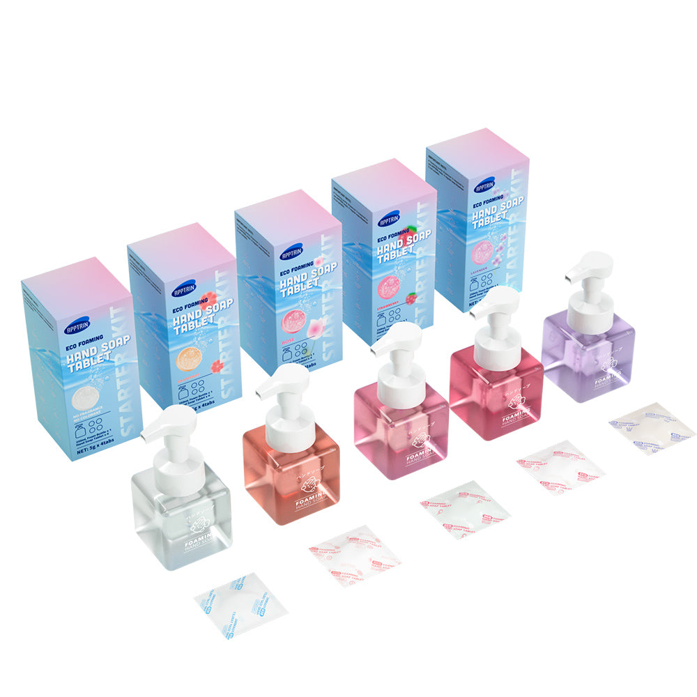 APPTRIN Eco Forming Hand Soap Tablet Starter Kit