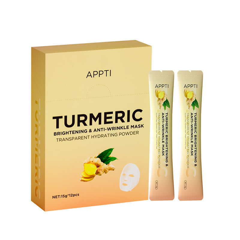 APPTI Turmeric Brightening & Anti-wrinkle Mask 15g*12pcs