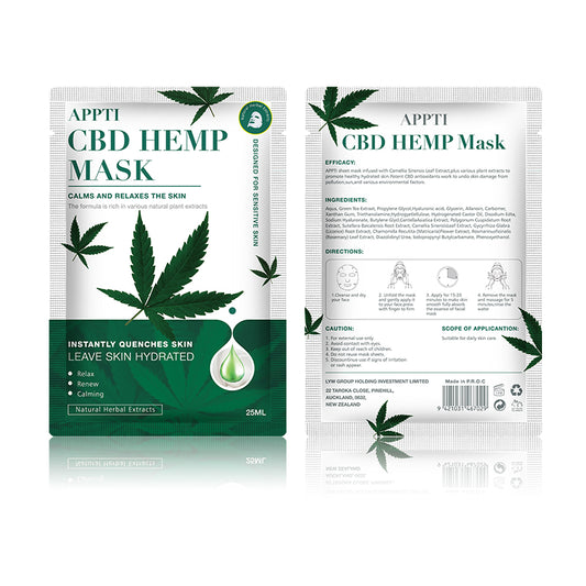 APPTI CBD Hemp Mask 5pcs/box