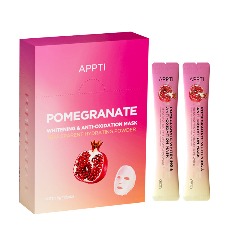 APPTI Pomegranate Whitening & Ant-oxidation Mask 15g*12pcs