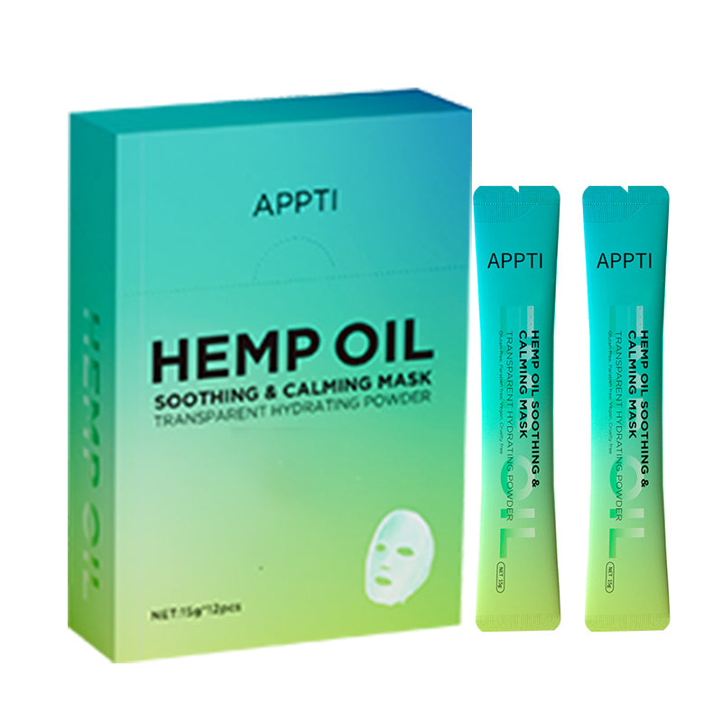 APPTI Hemp Oil Soothing & Calming Mask 15g*12pcs