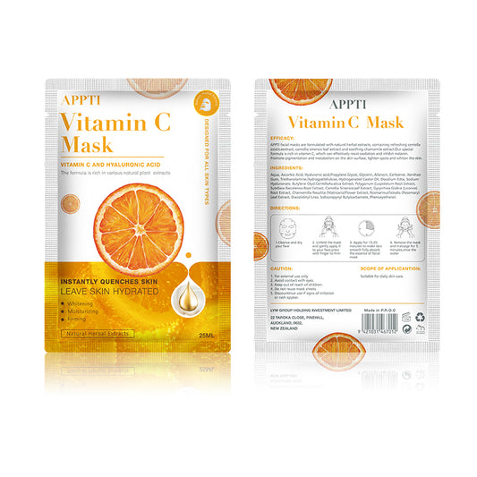 APPPTI Vitamin C Mask 5pcs/box